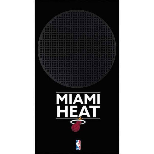 NBA Miami Heat Standard - Black Xbox Series S Console Skin